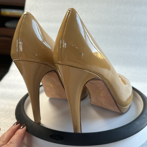 Cole Haan Nike Air Heels 10B Nude Pumps Platform - Picture 12 of 16